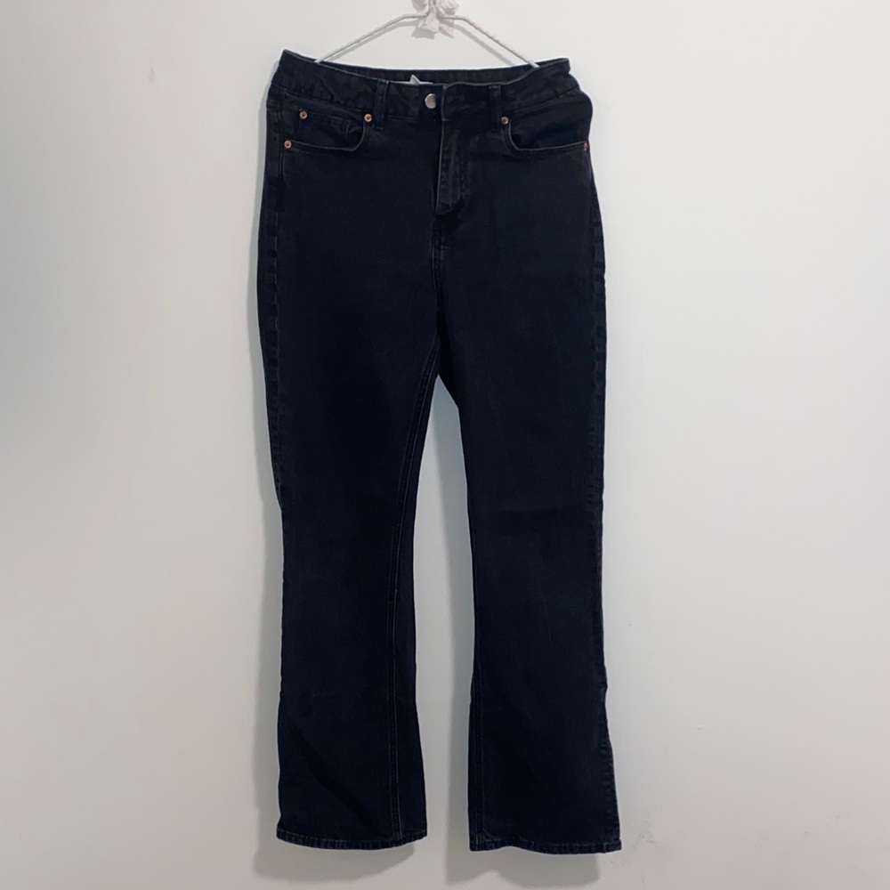 H&M Women's Straight Leg Black Jeans
